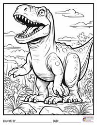 Dinosaur Coloring Pages 7 - Colored By