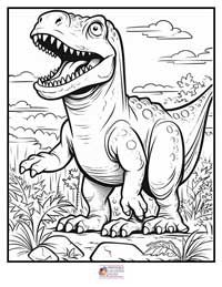 Dinosaur Coloring Pages 7B