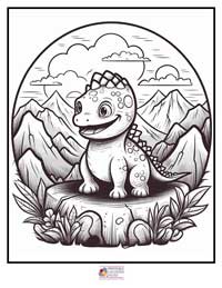 Dinosaur Coloring Pages 8B