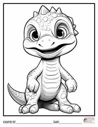 Dinosaur Coloring Pages 9 - Colored By