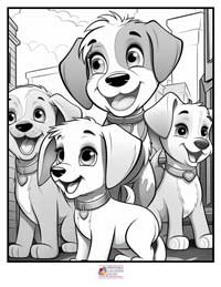 Dogs Coloring Pages 17B