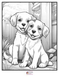 Dogs Coloring Pages 2B