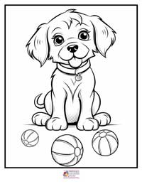 Dogs Coloring Pages 3B