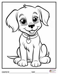 Dogs Coloring Pages 6 - Colored By