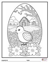 Easter Coloring Pages 1 - Colored By