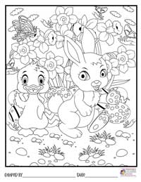Easter Coloring Pages 13 - Colored By
