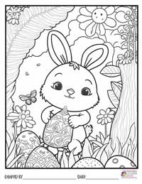 Easter Coloring Pages 4 - Colored By