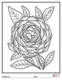 Flowers Coloring Pages 12 - Colored By