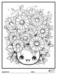 Flowers Coloring Pages 7 - Colored By