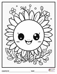 Flowers Coloring Pages 8 - Colored By