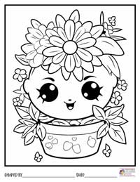 Flowers Coloring Pages 9 - Colored By