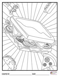 Food Coloring Pages 10 - Colored By