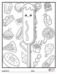Food Coloring Pages 12 - Colored By