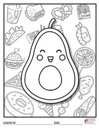 Food Coloring Pages 15 - Colored By