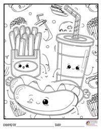 Food Coloring Pages 16 - Colored By