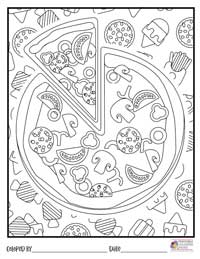 Food Coloring Pages 2 - Colored By