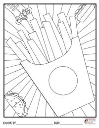 Food Coloring Pages 8 - Colored By