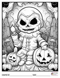 Halloween Coloring Pages 10 - Colored By