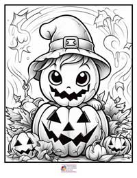 Halloween Coloring Pages 12B