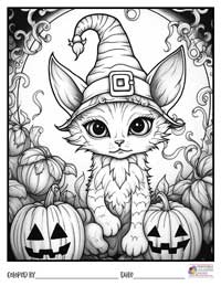 Halloween Coloring Pages 13 - Colored By