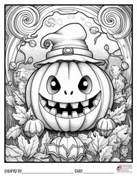 Halloween Coloring Pages 14 - Colored By