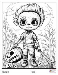 Halloween Coloring Pages 16 - Colored By