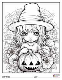 Halloween Coloring Pages 17 - Colored By