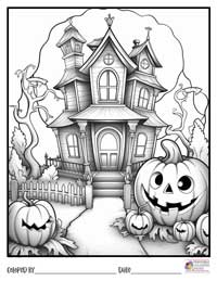 Halloween Coloring Pages 18 - Colored By
