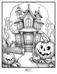 Halloween Coloring Pages 18B