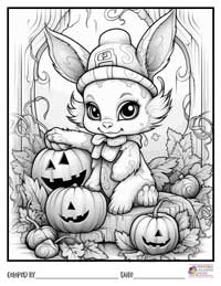 Halloween Coloring Pages 19 - Colored By