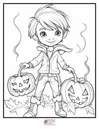Halloween Coloring Pages 1B