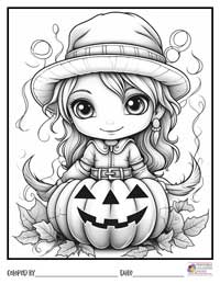 Halloween Coloring Pages 2 - Colored By