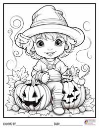 Halloween Coloring Pages 20 - Colored By