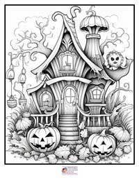 Halloween Coloring Pages 5B