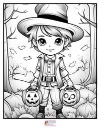 Halloween Coloring Pages 6B