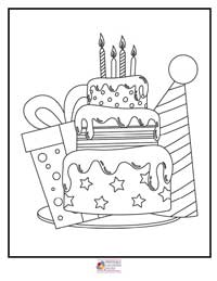Happy Birthday Coloring Pages 12B