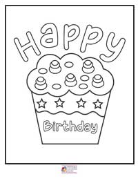 Happy Birthday Coloring Pages 14B
