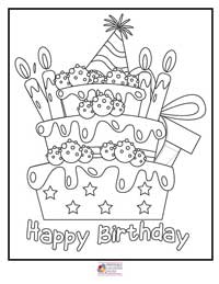 Happy Birthday Coloring Pages 2B