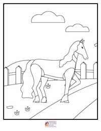 Horses Coloring Pages 13B