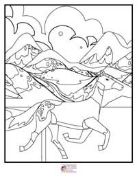 Horses Coloring Pages 14B