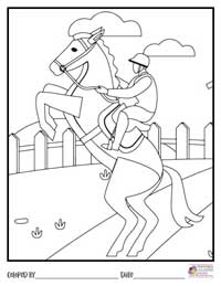 Horses Coloring Pages 15 - Colored By