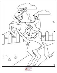 Horses Coloring Pages 15B