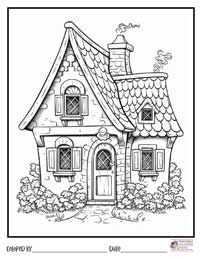 House Coloring Pages 1 - Colored By