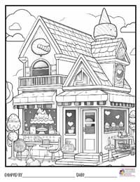 House Coloring Pages 10 - Colored By