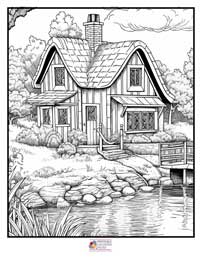 House Coloring Pages 11B