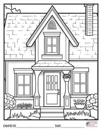 House Coloring Pages 14 - Colored By