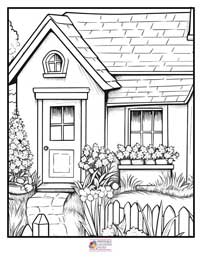 House Coloring Pages 15B