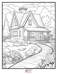House Coloring Pages 10B
