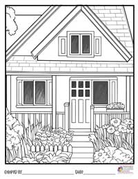 House Coloring Pages 17 - Colored By