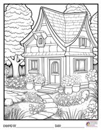 House Coloring Pages 19 - Colored By